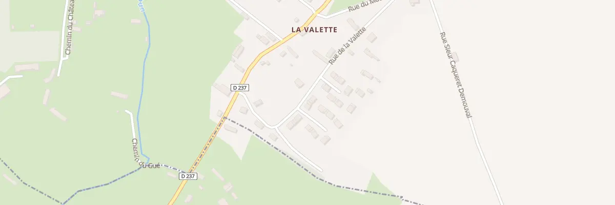 Plan du 8 Res la Valette à La Gaillarde
