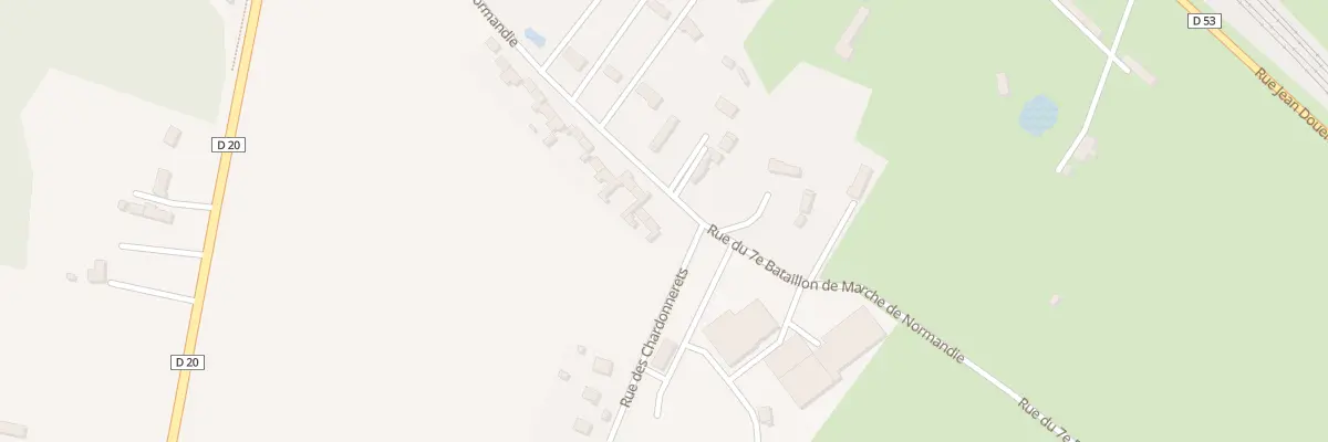 Plan du 408 Rue du 7eme Bnm à Motteville