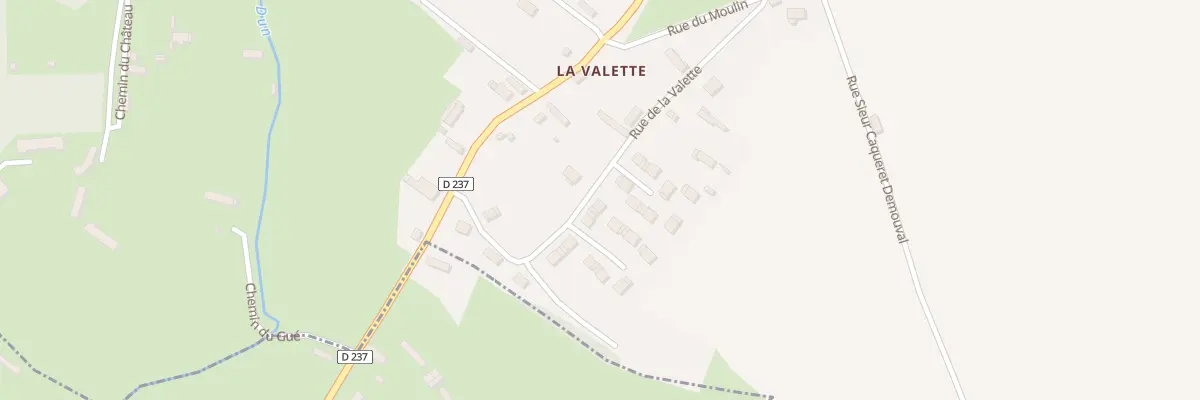 Plan du 7 Res la Valette à La Gaillarde