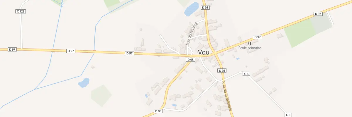Plan du 1 Rue du Souvenir à Vou