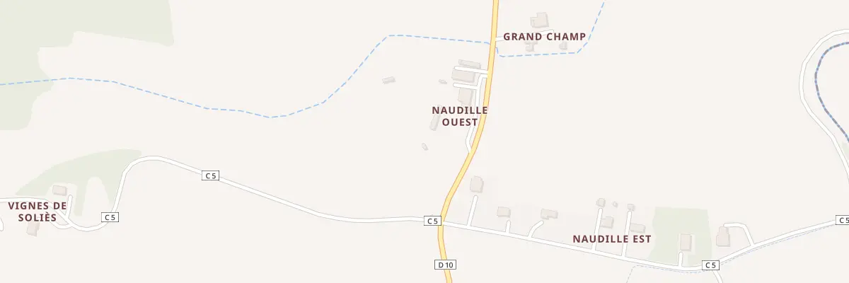 Plan du 5012B Naudille Ouest à Saint-Cirice