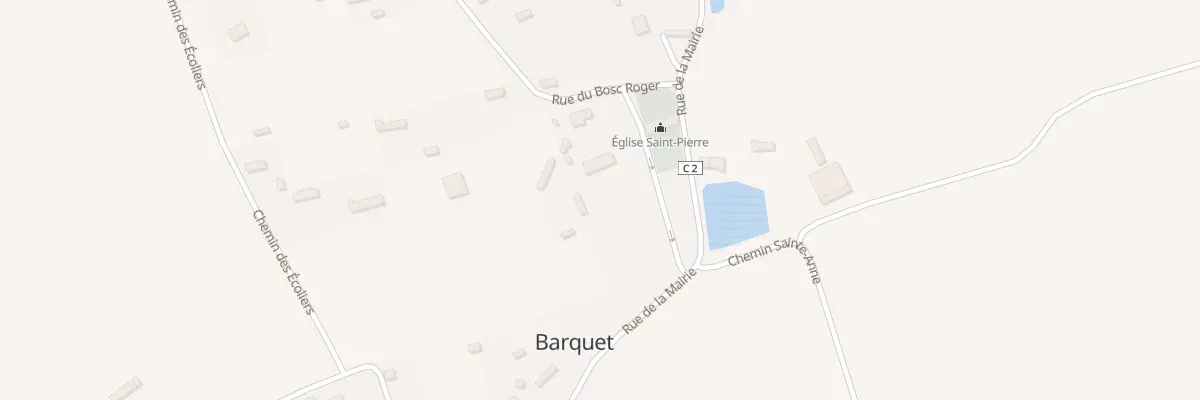 Plan du 1 Rue du Bosc Roger à Barquet