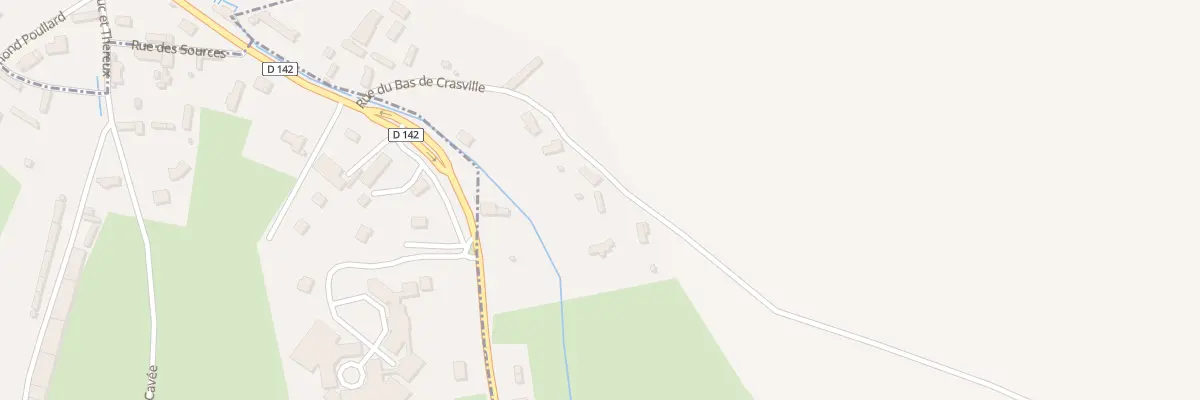 Plan du 13 Rue du Bas de Crasville à Crasville-la-Rocquefort