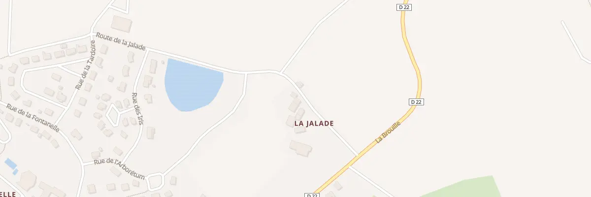 Plan du 15 Rte de La Jalade à Cussac