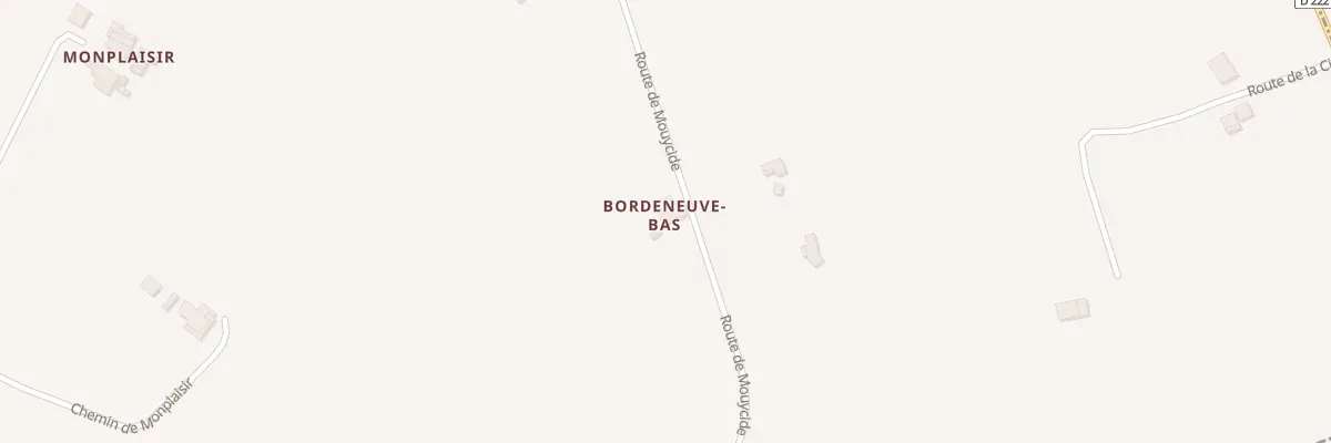 Plan du 39 Bordeneuve Bas à Saint-Aubin