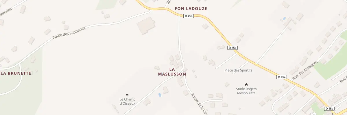 Plan du 120 Rte des Lavandières à La Douze