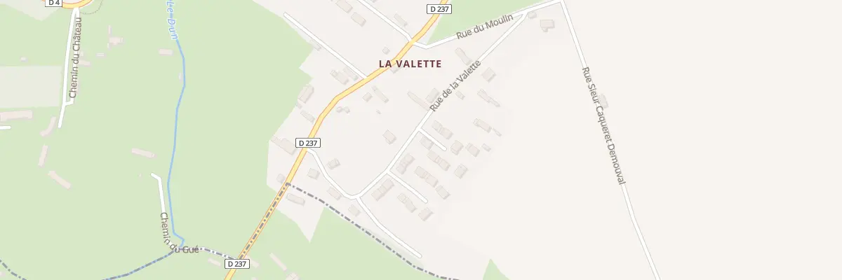 Plan du 1 Res la Valette à La Gaillarde