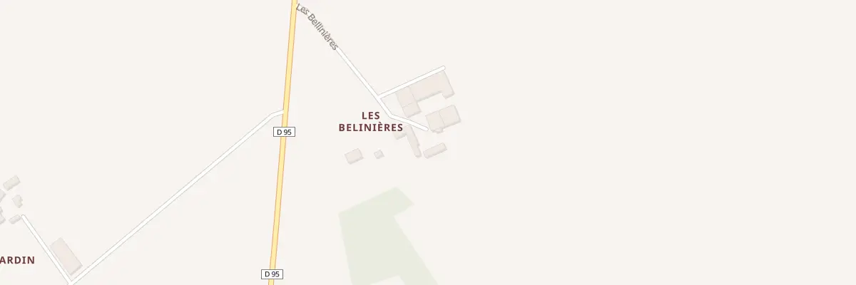 Plan du 10 Les Belinieres à Vou