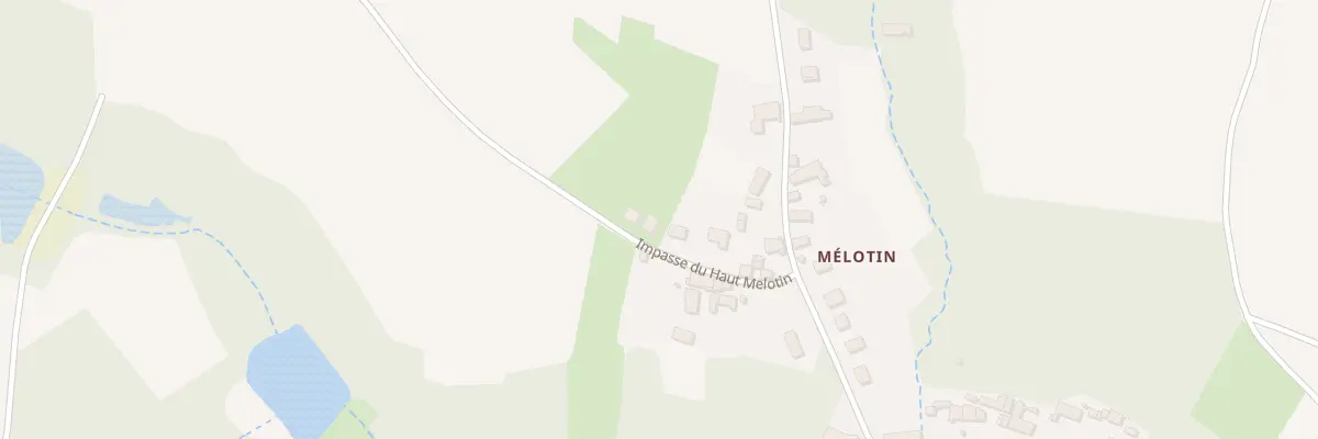 Plan du 8 Imp du Haut Melotin à Courçay