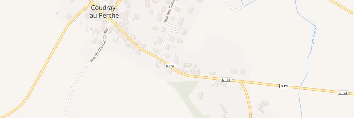 Plan du 11 Rue des Moulins à Coudray-au-Perche