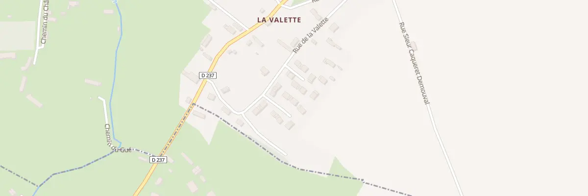 Plan du 10 Res la Valette à La Gaillarde