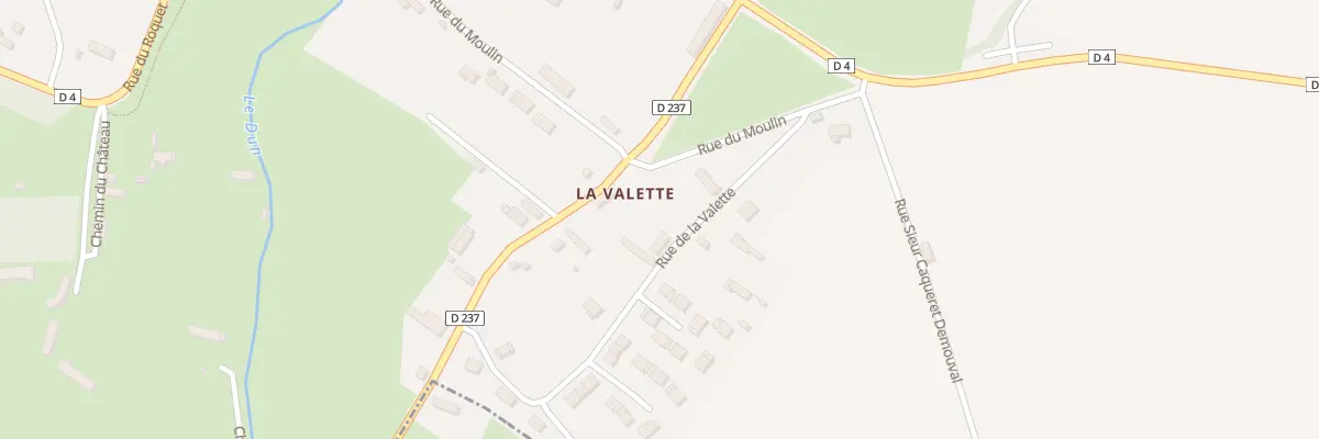 Plan du 5 Rue de la Valette à La Gaillarde