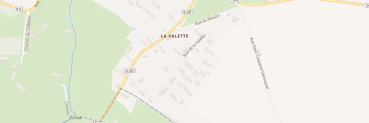 Plan du 6 Res la Valette à La Gaillarde