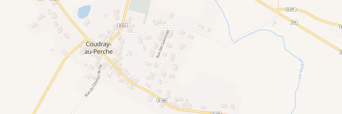 Plan du 14 Rue des Garennes à Coudray-au-Perche