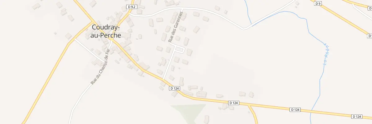 Plan du 8 Rue des Garennes à Coudray-au-Perche