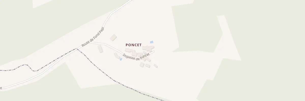Plan du 104 Poncet à Saint-Romain-et-Saint-Clément