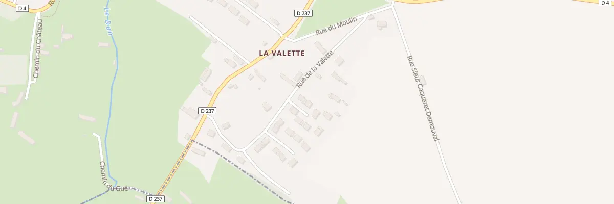 Plan du 5 Res la Valette à La Gaillarde