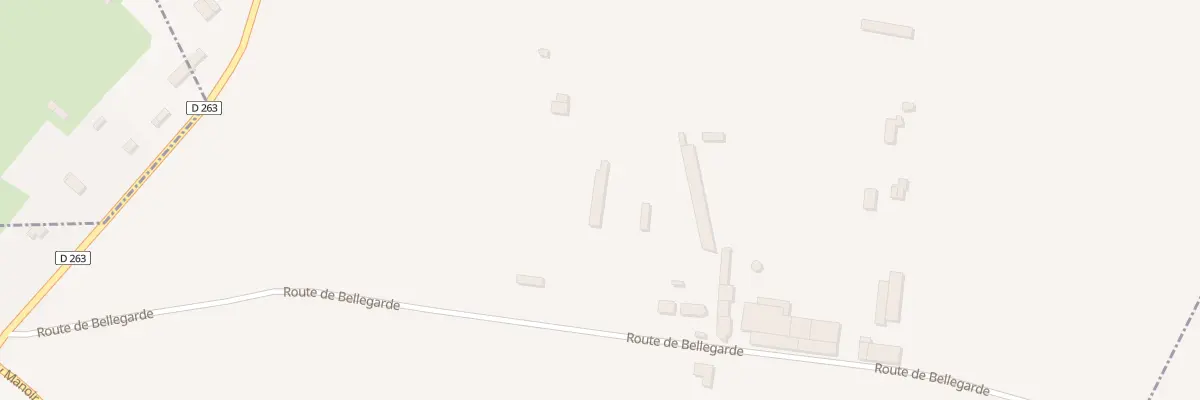 Plan du 449 Rte de Bellegarde à Blacqueville