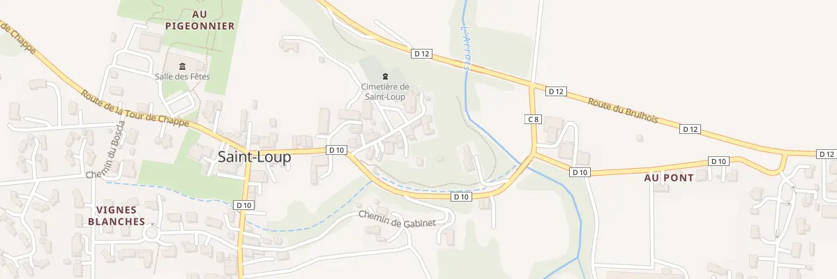 Plan du 14 Rue Sainte Germaine à Saint-Loup