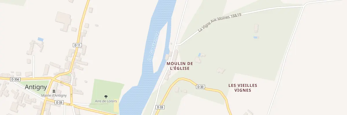 Plan du 5145 Moulin de l’Épine à Antigny