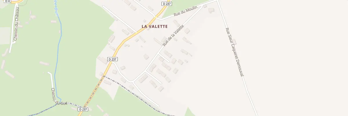 Plan du 4 Res la Valette à La Gaillarde
