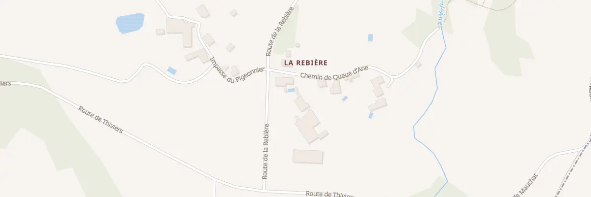 Plan du 104 La Rebiere Sud à Saint-Martin-de-Fressengeas