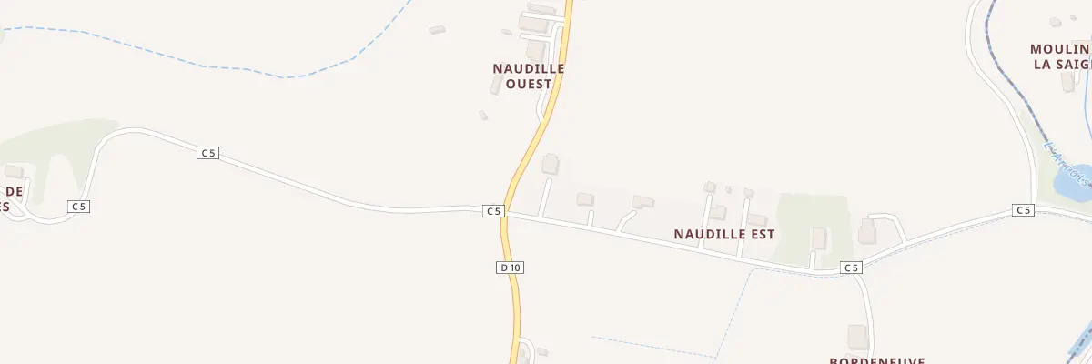 Plan du 5012A Naudille Est à Saint-Cirice