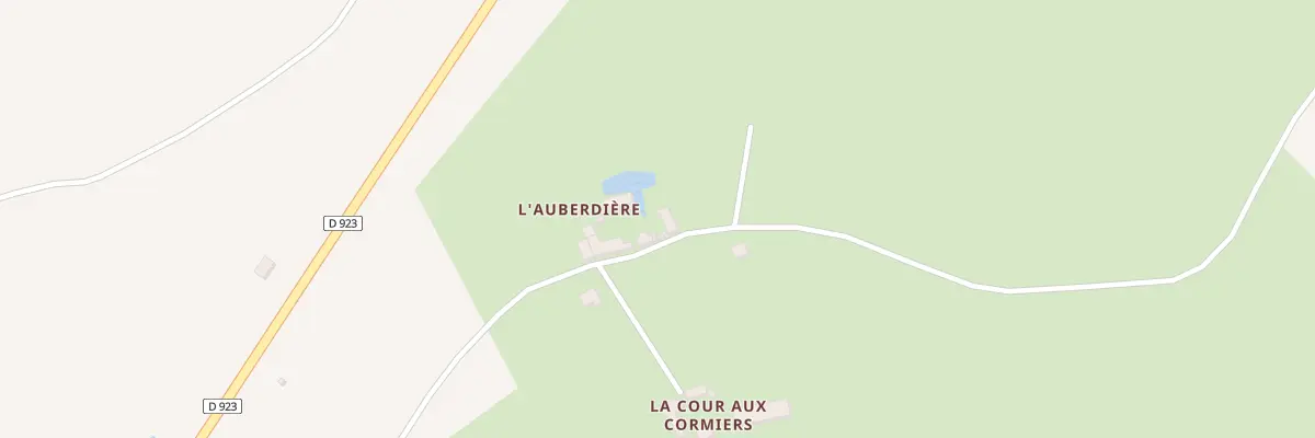Plan du 3 L’Auberdiere à Arcisses