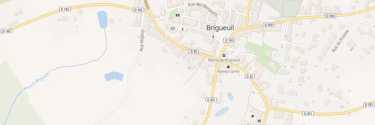 Plan du 11 Rue Quiterne à Brigueuil