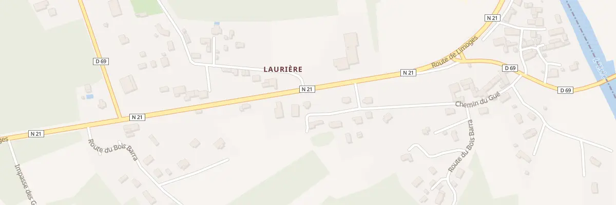 Plan du 109B Rte de Limoges à Antonne-et-Trigonant