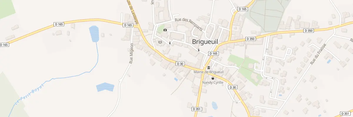 Plan du 10 Rue Quiterne à Brigueuil