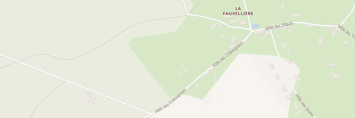 Plan du 8 All des Chataigniers à Pullay