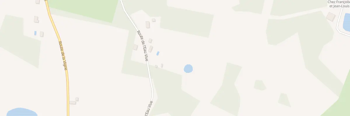 Plan du 460 Rte de l’Eau Vive à La Douze