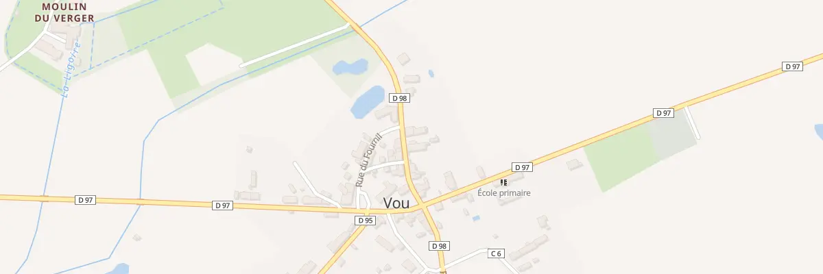 Plan du 10 Rue du Pre Vert à Vou