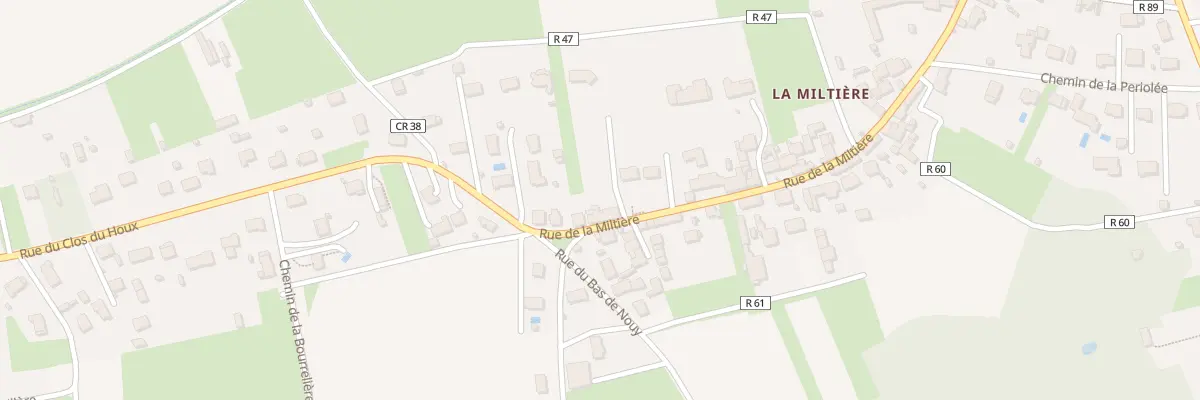 Plan du 1 Rue de la Miltière à Montlouis-sur-Loire