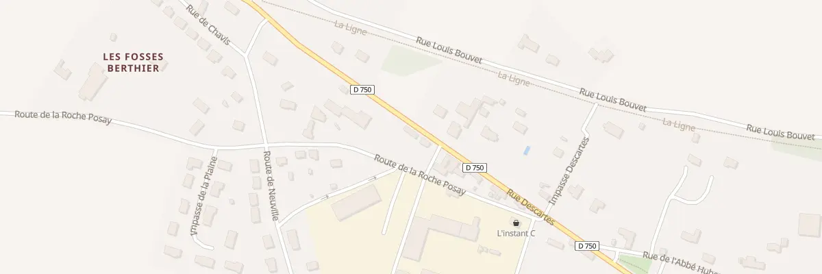 Plan du 89 Rue Descartes à Yzeures-sur-Creuse