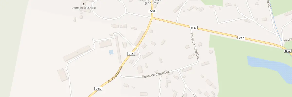 Plan du 219 Rte de Criquetot à Ouville-l’Abbaye