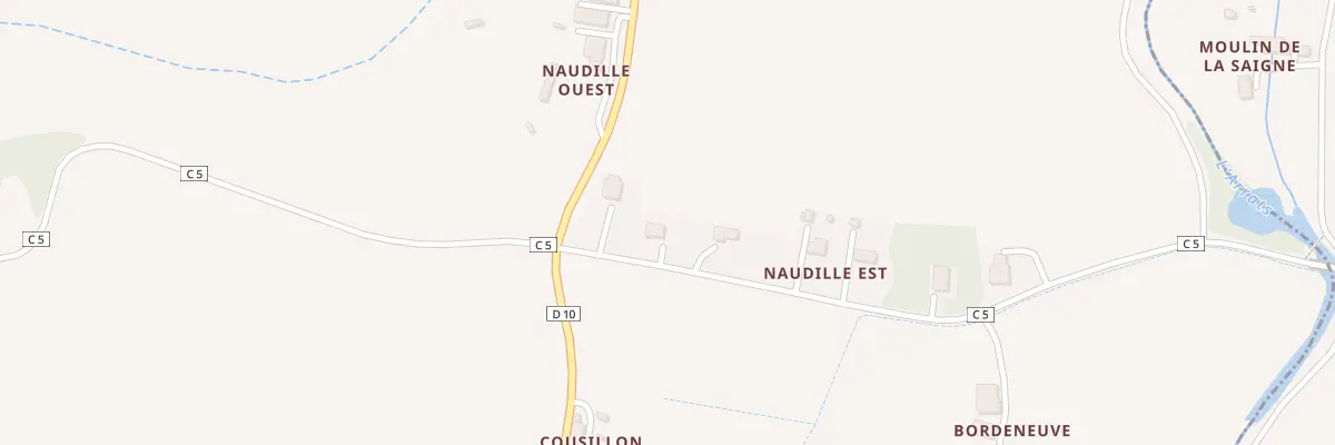 Plan du 5070 Naudille Est à Saint-Cirice