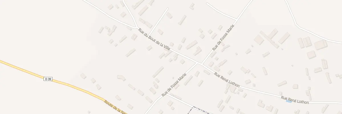 Plan du 1 Rue du Bout de la Ville à Épégard