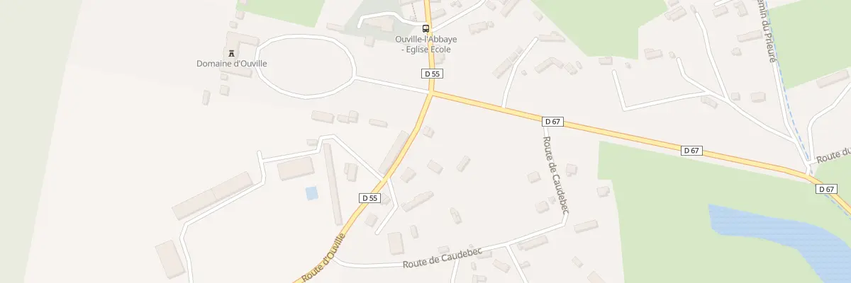 Plan du 163 Rte de Criquetot à Ouville-l’Abbaye