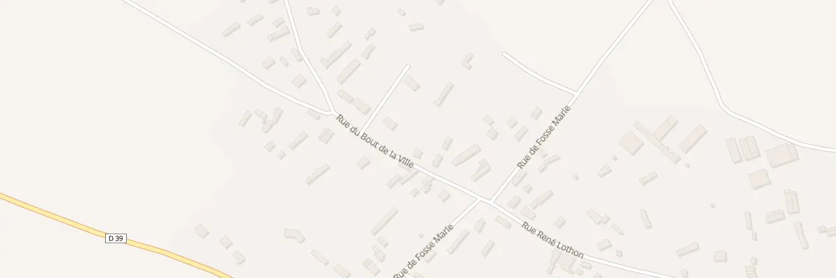 Plan du 8 Rue du Bout de la Ville à Épégard
