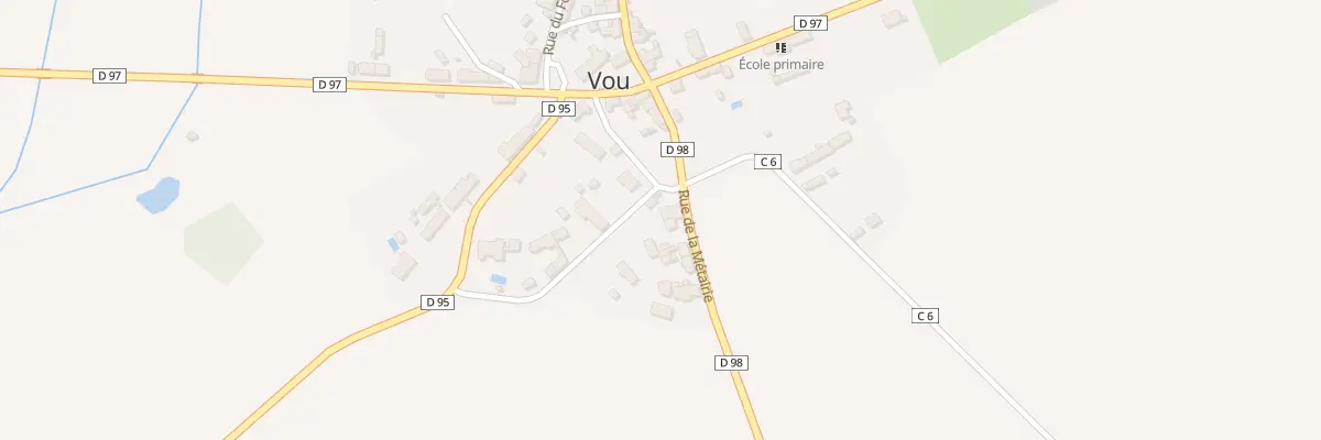 Plan du 8 Rue de la Métairie à Vou