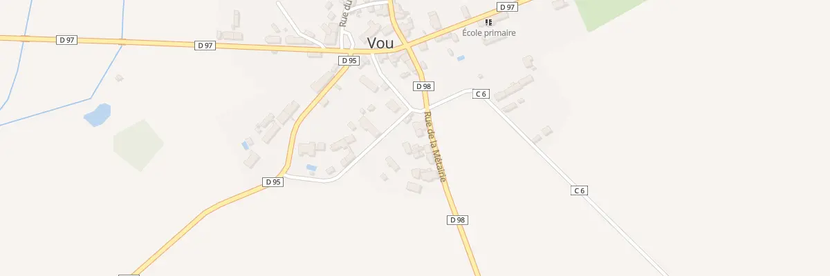 Plan du 10 Rue de la Métairie à Vou