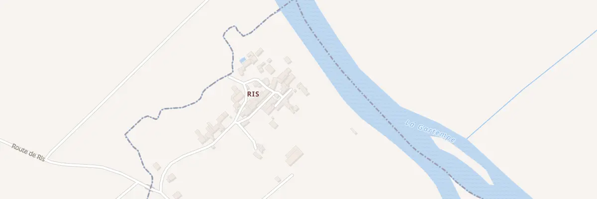 Plan du 24 Ris à Vicq-sur-Gartempe