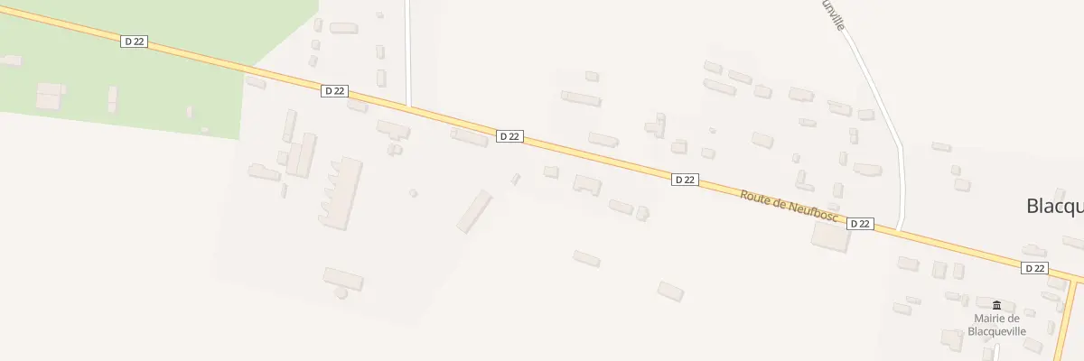 Plan du 457 Rte de Neufbosc à Blacqueville