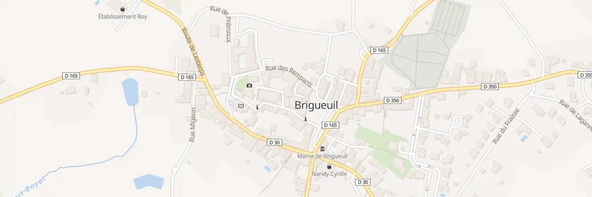 Plan du 4 Imp de l’Hospice à Brigueuil