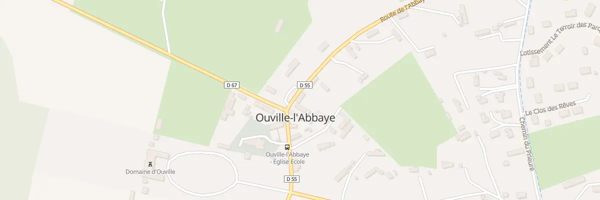Plan du 24 Rte de l’Abbaye à Ouville-l’Abbaye