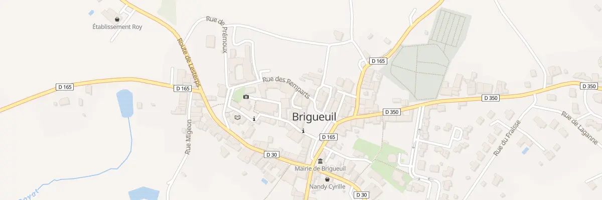 Plan du 3 Imp de l’Hospice à Brigueuil