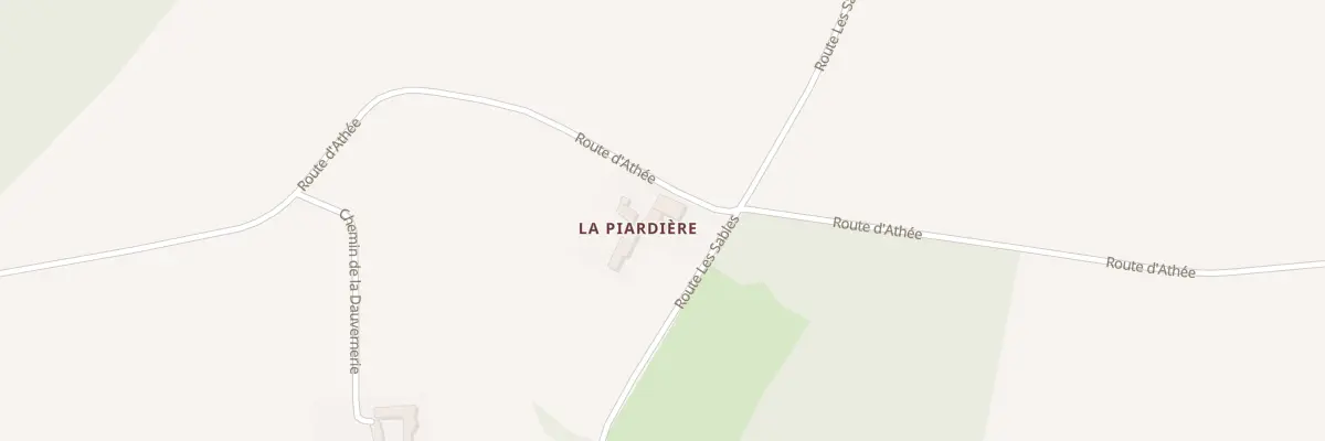 Plan du 1 Rte d’Athée à Azay-sur-Cher