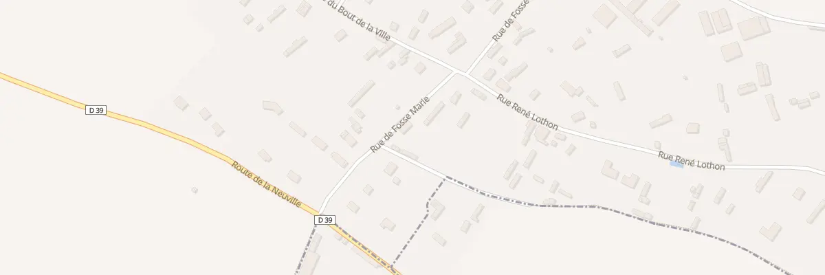 Plan du 6 Rue de Fosse Marie à Épégard